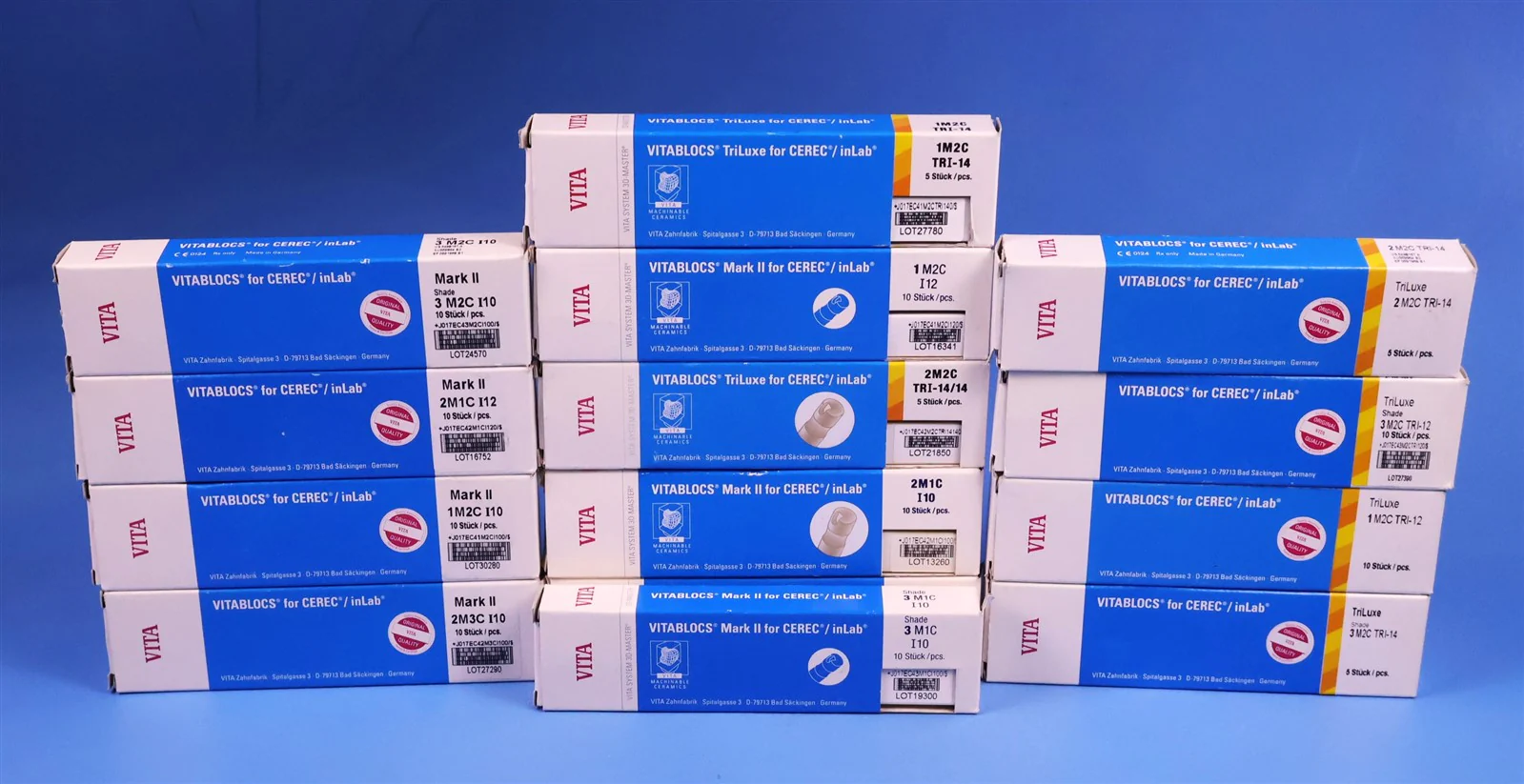 228 Assorted Vita, Sirona, Cereasmart, Ivoclar Dental CAD/CAM Milling Blocks - Image 2