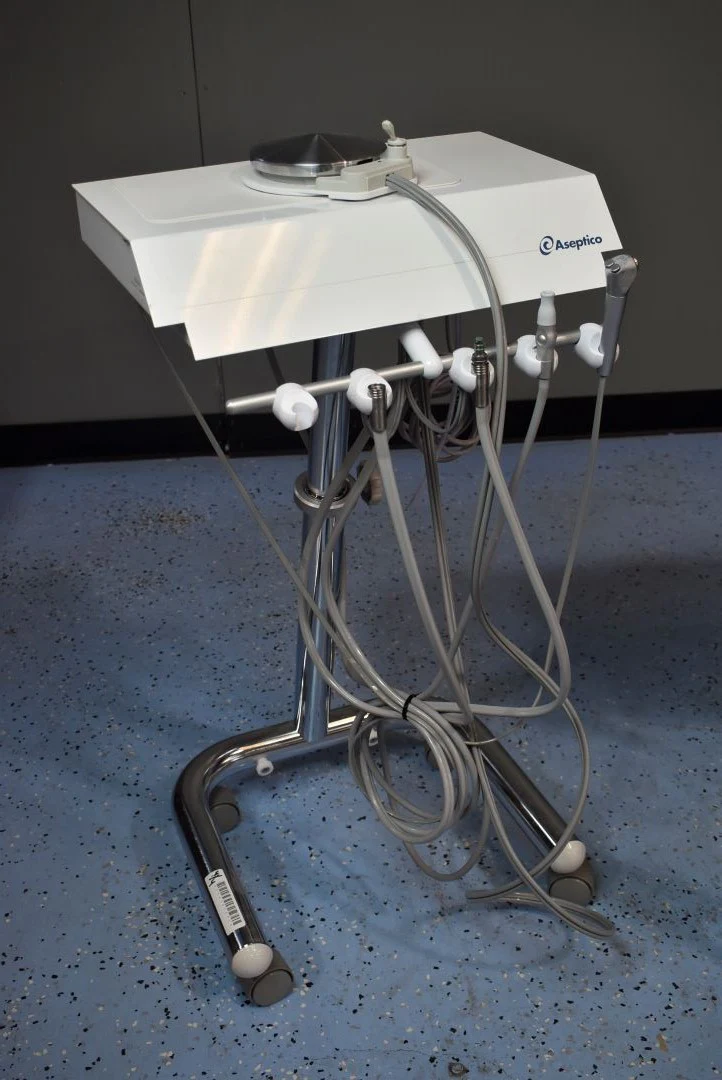 Aseptico AirPac II Compressor, CompriCart II, AseptiChair, Dental LED Light - Image 5