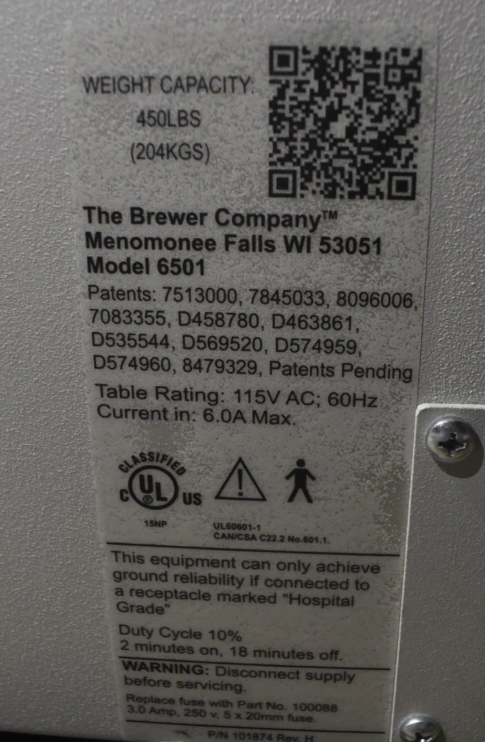 Brewer Medical Examination Table - Image 4