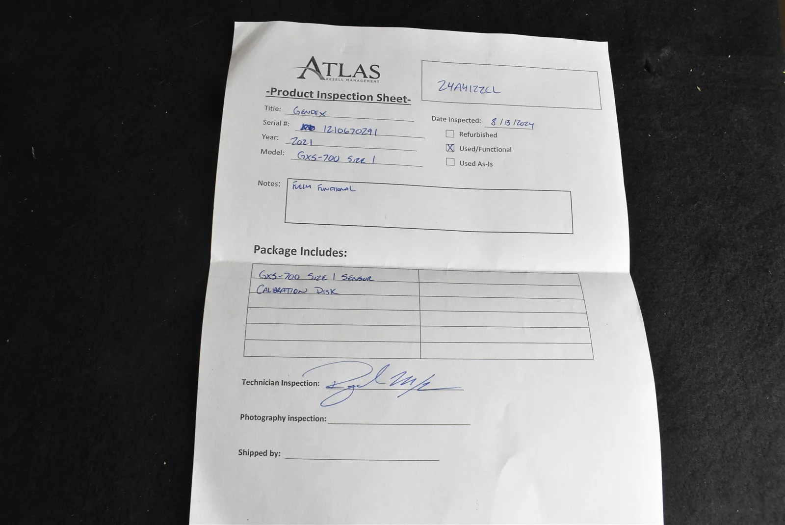 Gendex GXS-700 Dental Intraoral X-Ray Sensor Size 1 SOLD AS IS - Image 3