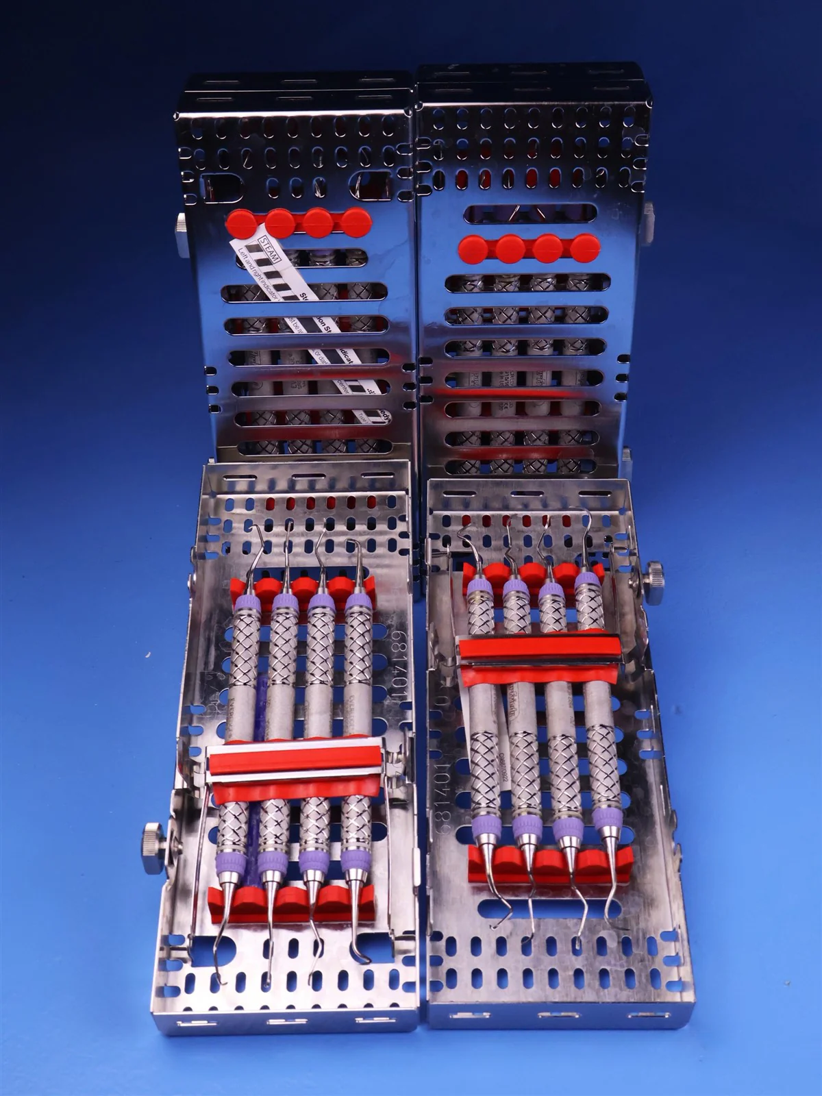 Lot of 3 SRP Double Decker Hu-Friedy Exam Instrument Kits - Image 2