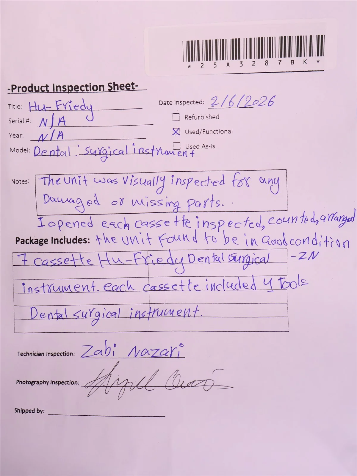 Lot of 7 Hu-Friedy Basic Exam Instrument Kits - Image 6
