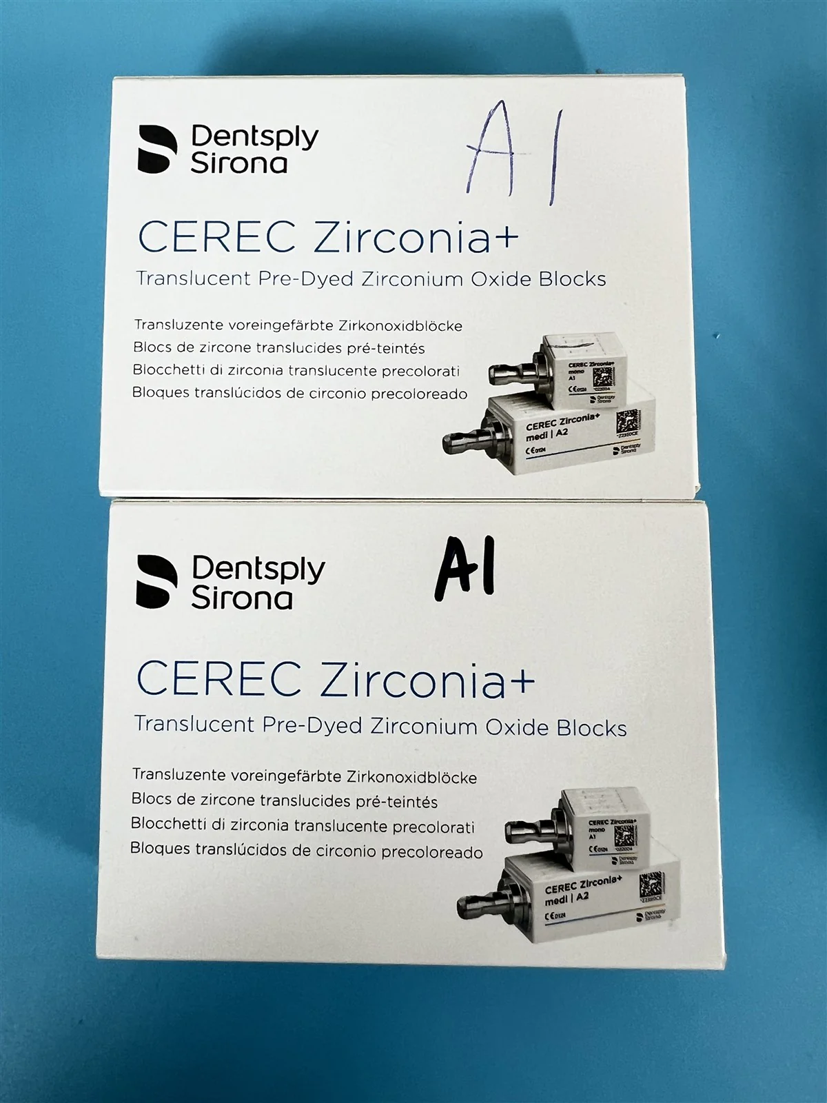 NEW UNUSED Lot of 14 Dentsply Sirona Zirconia + Dental CAD/CAM Milling Blocks - Image 2