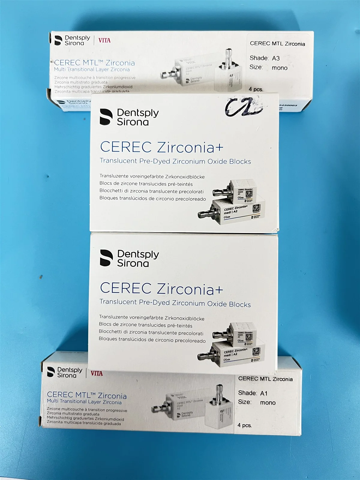 NEW UNUSED Lot of 14 Dentsply Sirona Zirconia + Dental CAD/CAM Milling Blocks - Image 5