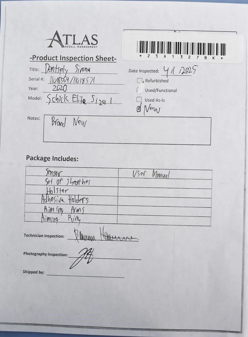 NEW UNUSED Sirona Schick Elite Dental Intraoral X-Ray Sensor Kit Size 1 - Image 4